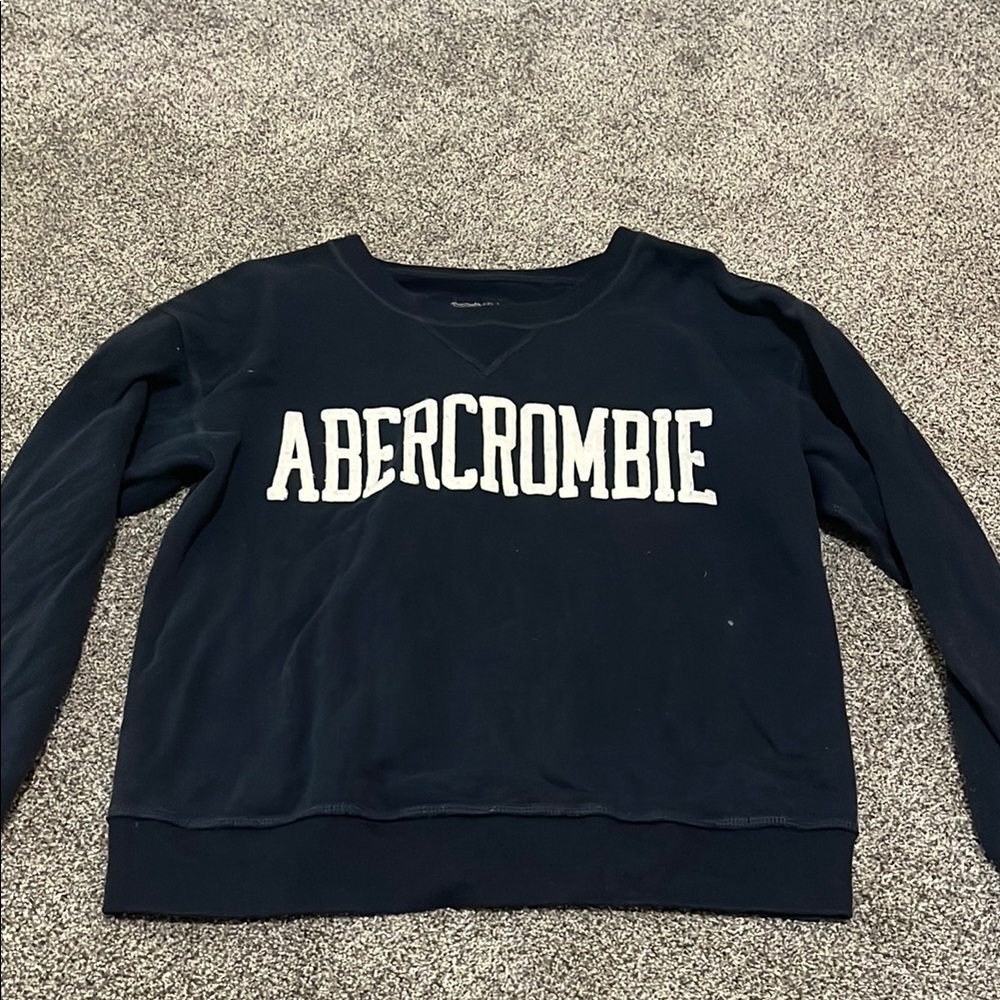 Abercrombie & Fitch Navy Crew Neck Sweater